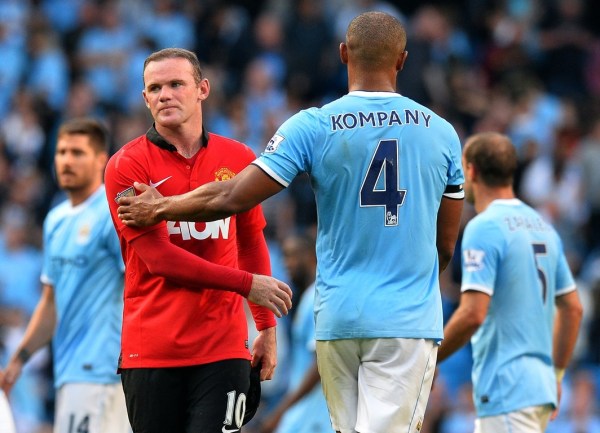  曼城德比大战三球完胜曼联  